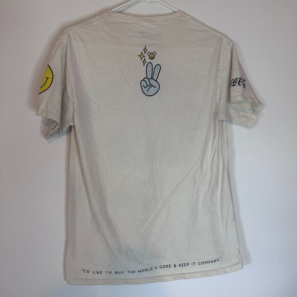 Coca-Cola “Perfect Harmony” Graphic Tee | Size S | 100% Cotton | Retro 70s Vibe - Picture 2 of 3